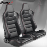 Universal Pair Reclinable Racing Seat with Dual Slider
