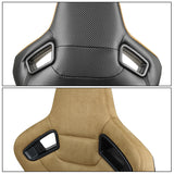 Universal Reclinable Right Passenger Side Racing Seat Dual Slider