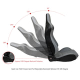Universal Reclinable Right Passenger Side Racing Seat Dual Slider