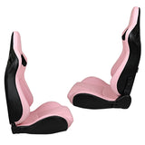 Universal Reclinable Left Driver Side Racing Seat Dual Slider