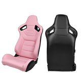 Universal Reclinable Right Passenger Side Racing Seat Dual Slider