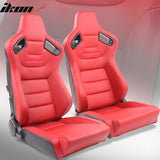 Universal Pair Reclinable Racing Seat with Dual Slider