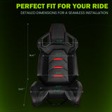 Universal Racing Seat Dual Slider PU Carbon Leather