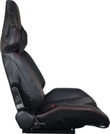 Universal Racing Seat Dual Slider PU Carbon Leather