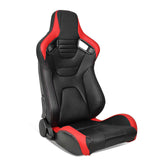 Universal Reclinable Right Passenger Side Racing Seat Dual Slider