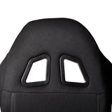 Universal JDM Style Black Blue Racing Seats Cloth