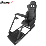 Black Racing Seat Steering Wheel Stand Logitech G29 Thrustmaster
