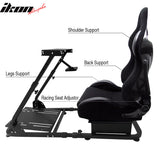Black Racing Seat Steering Wheel Stand 20Logitech G29 Thrustmaster