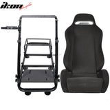 Simulator Cockpit Driving Seat Reclinable & Gear Shifter Mount
