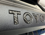 Liftgate Letter Inserts Fits 2025-2027 Toyota 4Runner