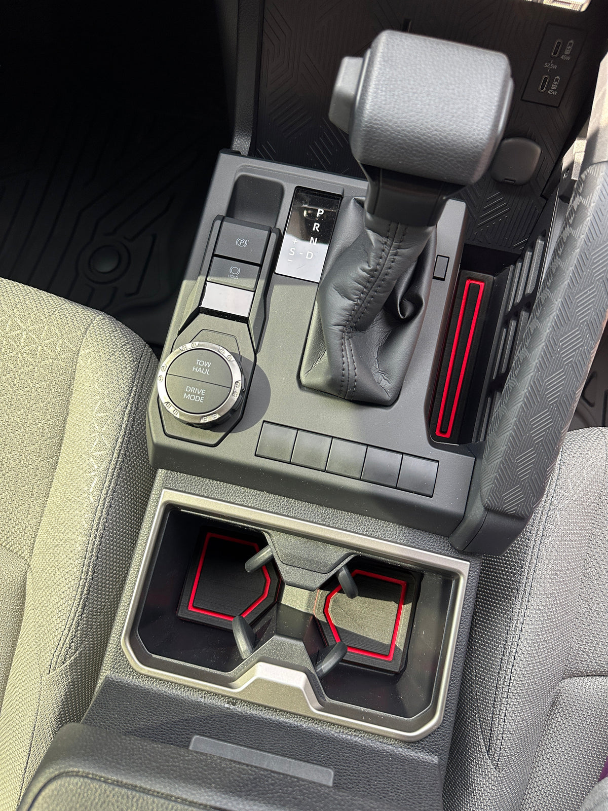 Center Console/Cupholder Inserts Fits 2025-2027 Toyota 4runner