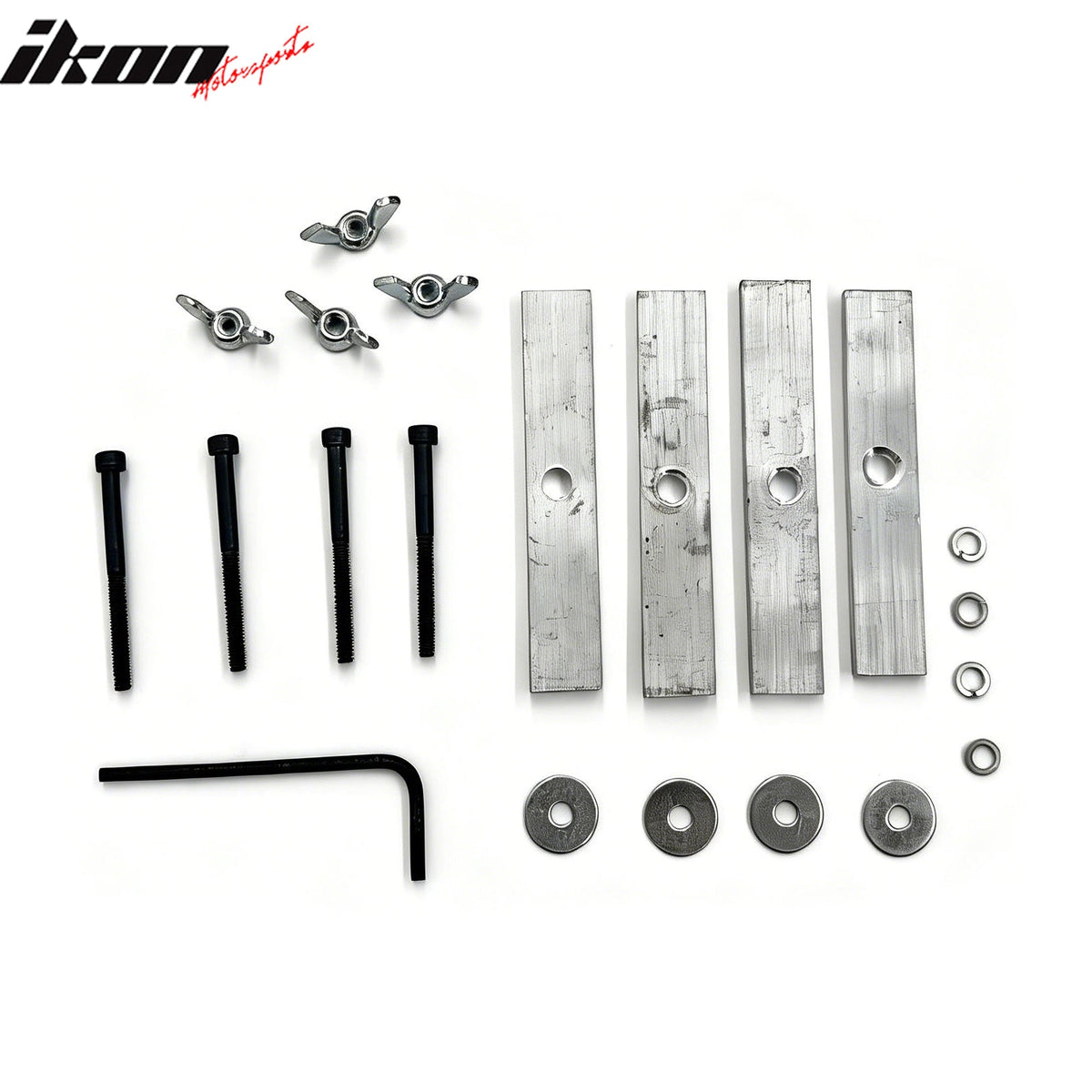 2004-2008 Ford F-150 F150 Front Bumper Hood Upper Billet Grille Insert Replacement Chrome Aluminum