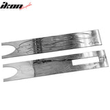 2004-2008 Ford F-150 Pickup Chrome Billet Style Rear Tailgate Panel Flame Applique 2PCS Set