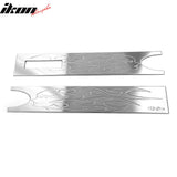 2004-2008 Ford F-150 Pickup Chrome Rear Tailgate Panel Flame Applique Trims 2PCS - Billet Style