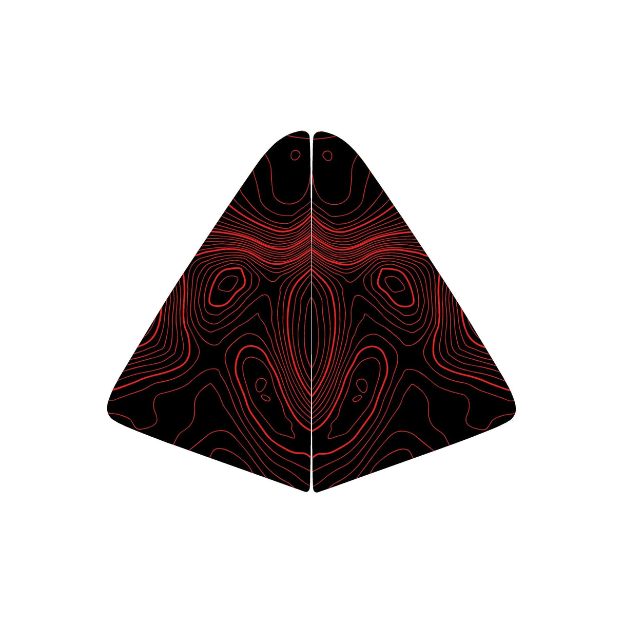 Topographic Rear Vent Window Overlay (Perforated) - 2025+ 4Runner