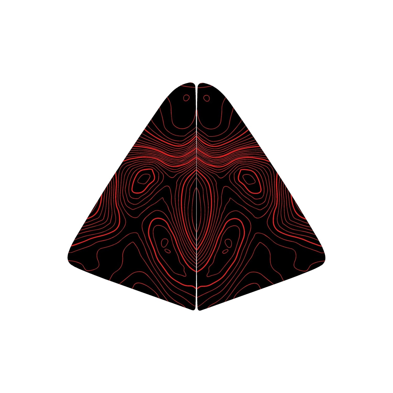 Topographic Rear Vent Window Overlay (Perforated) - 2025+ 4Runner