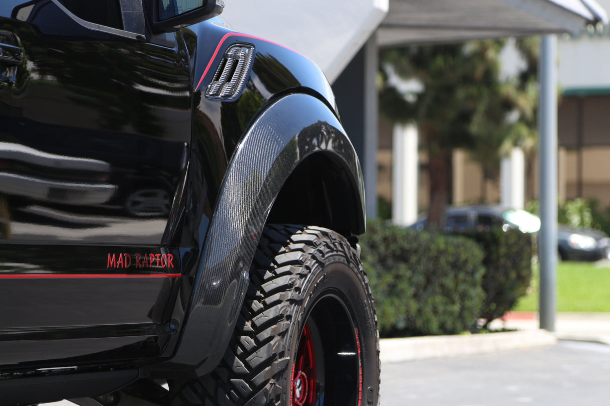 Carbon Fiber Ford F-150 Raptor Fender Vents 2017-2020