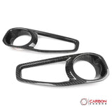 2018+ Jeep Wrangler JL & 2020+ Gladiator JT Real Carbon Fiber Fog Light Trim Covers (2pcs)
