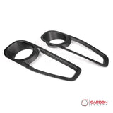 2018+ Jeep Wrangler JL & 2020+ Gladiator JT Real Carbon Fiber Fog Light Trim Covers (2pcs)