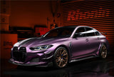 2021-UP BMW M3 G80 G81 BKSSII Style Front Bumper and Front Fender and Side Skirts