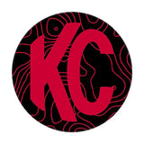 KC HiLITES Pro6 / Titan Gravity Light Cover Topo Overlays (Pair) - Universal