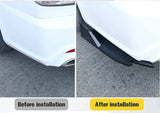 Universal Rear Bumper Side Splitters – 48cm ABS Corner Aero Trim (Pair)