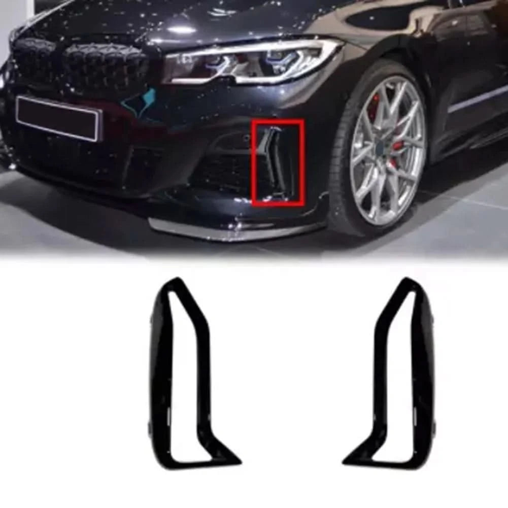 BMW 3 Series G20/G21 M340i Front Bumper Fog Light Grille Trim – Left & Right Pair