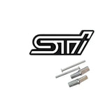 STI 3D Metal Emblem for Subaru – Front Grille & Trunk Badge for WRX, BRZ, Impreza, Forester & More