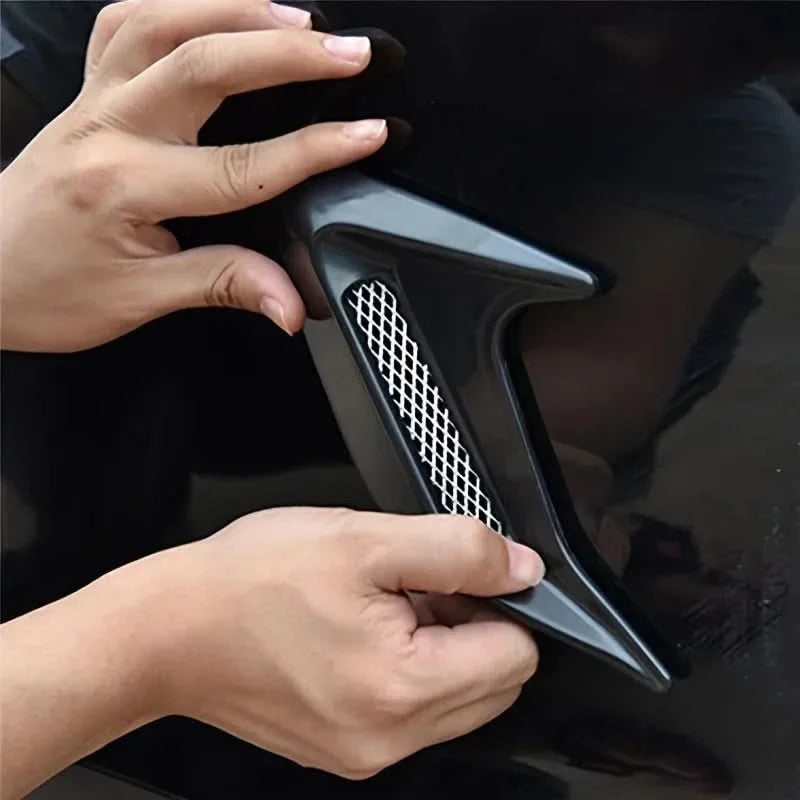 Universal Shark Gill Side Vent Trim (Pair) – Fender/Hood/Trunk Stick-On Accent