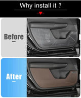 Honda CR-V 6th Gen Door Anti-Kick Pads – PU Leather Side Panel Protectors (2023–2025 Hybrid)