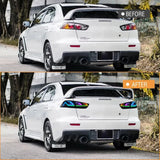 Mitsubishi Lancer RGB LED Tail Lights – Rear Brake, Fog & Running Light Assembly (2008–2018)