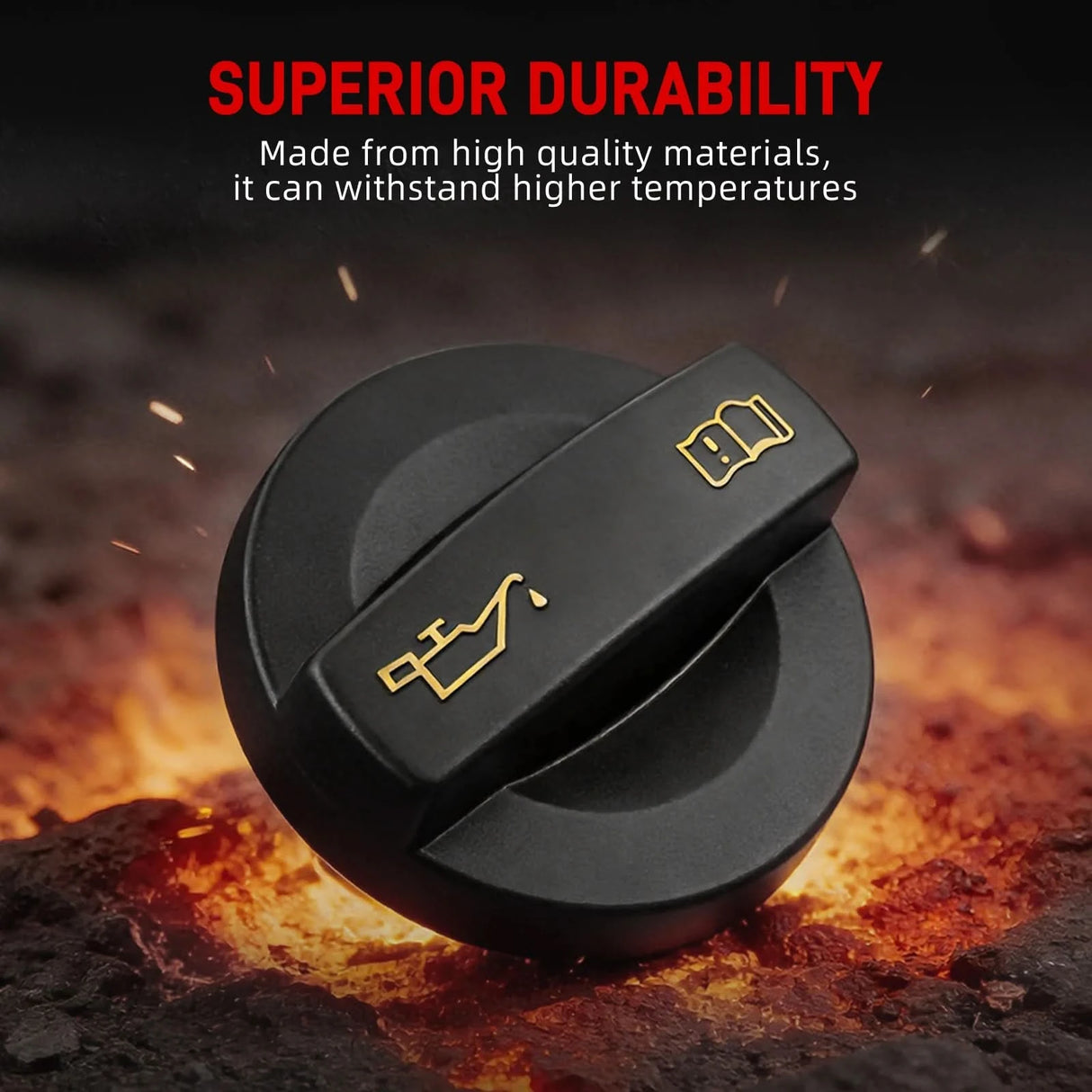 Billet Aluminum Engine Oil Filler Cap – EA211 1.0T / 1.2T / 1.4T Engines