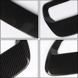 Hood Engine Vent Cover Trim – Fits Ford Mustang 2018–2023 | Carbon Fiber Style or Red Air Outlet Decoration Set (2PCS)