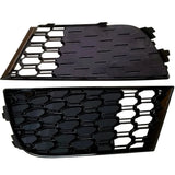 Honeycomb Front Fog Light Grille Set for Audi A3 8V S-Line / S3 2017–2020 – Left & Right Bumper Mesh Covers