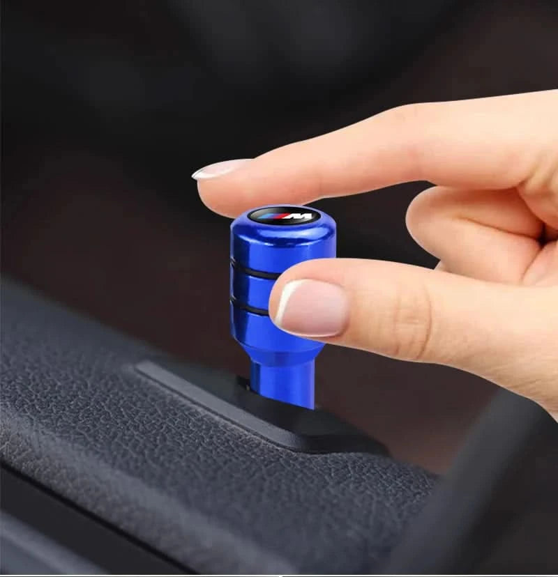 Billet Aluminum Door Lock Pins – Universal Fit for BMW Models – Interior Styling Upgrade