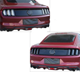 Smoked Tail Light Cover Trim Set for Ford Mustang 2015–2017