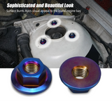 E46 Front Shock Tower Reinforcement Plates & Lightweight Strut Tower Nut Kit (2002–2006)