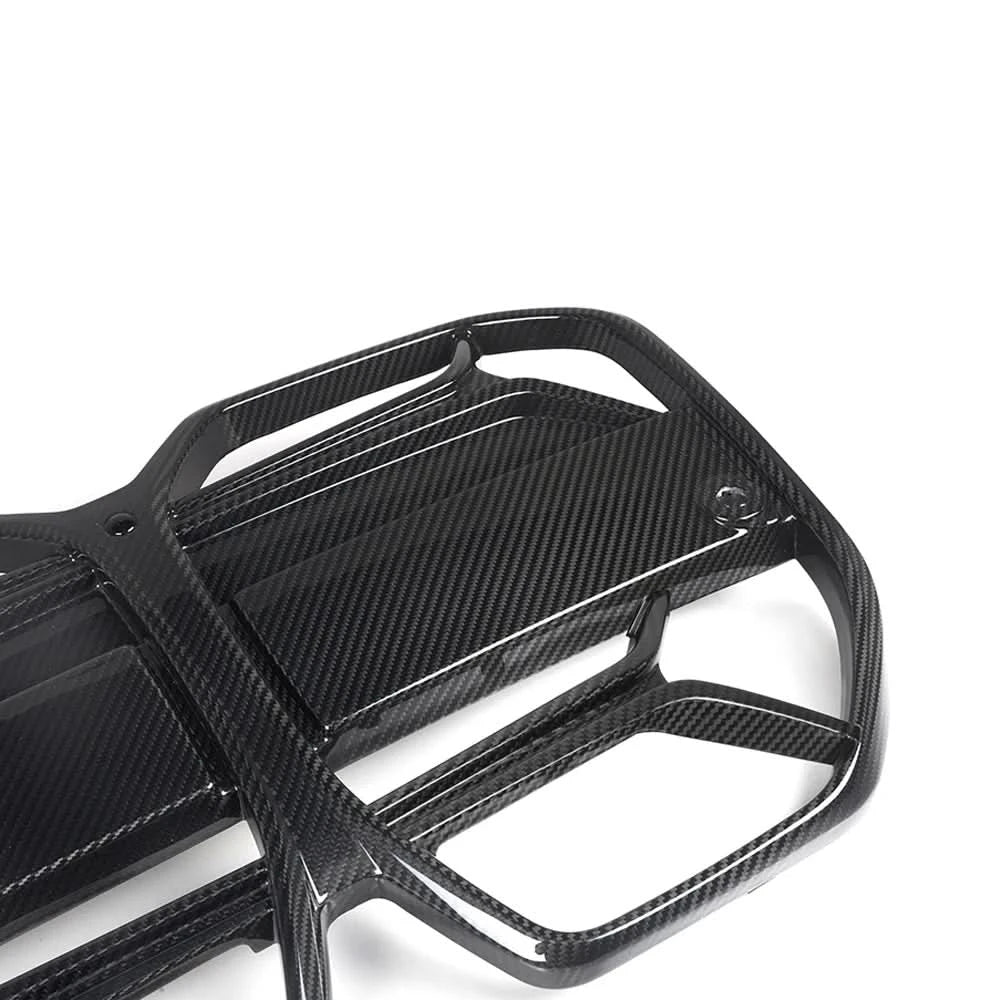 BMW i4 / 4 Series G26 Dry Carbon Fiber Front Grille – OEM-Style Replacement (2021+)