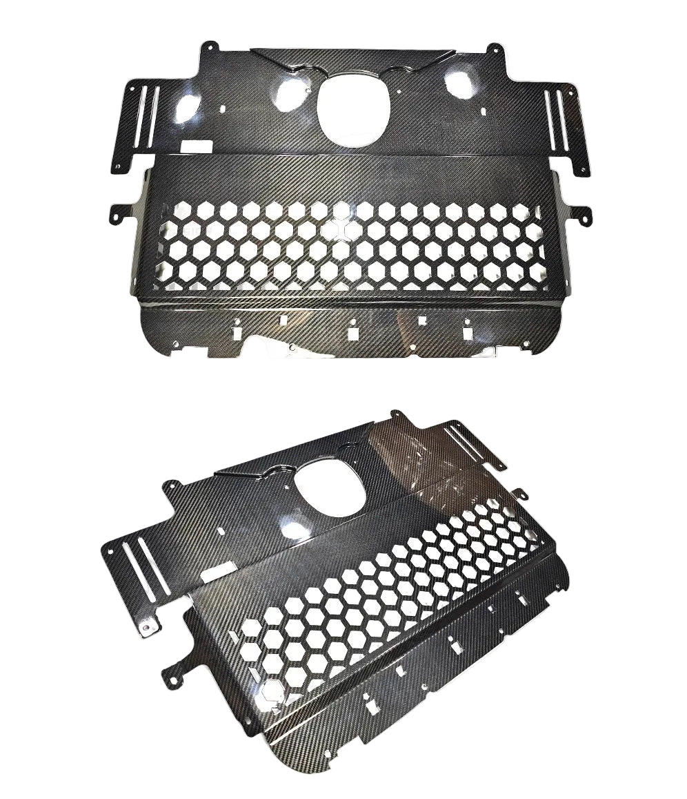 BMW G8X Dry Carbon Fiber Engine Lower Cover – Front Underguard Skid Plate (2021–2025)