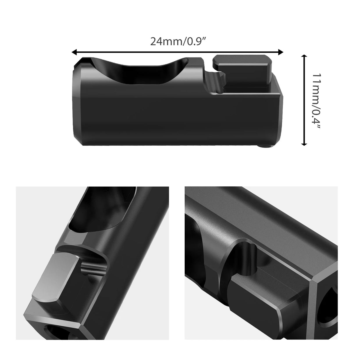 VW Golf MK7 / e-Golf / Passat / Sportsvan Billet Aluminum Bonnet Cable Buckle / Hood Release Latch (LHD Only / Replaces 5G1823531C)