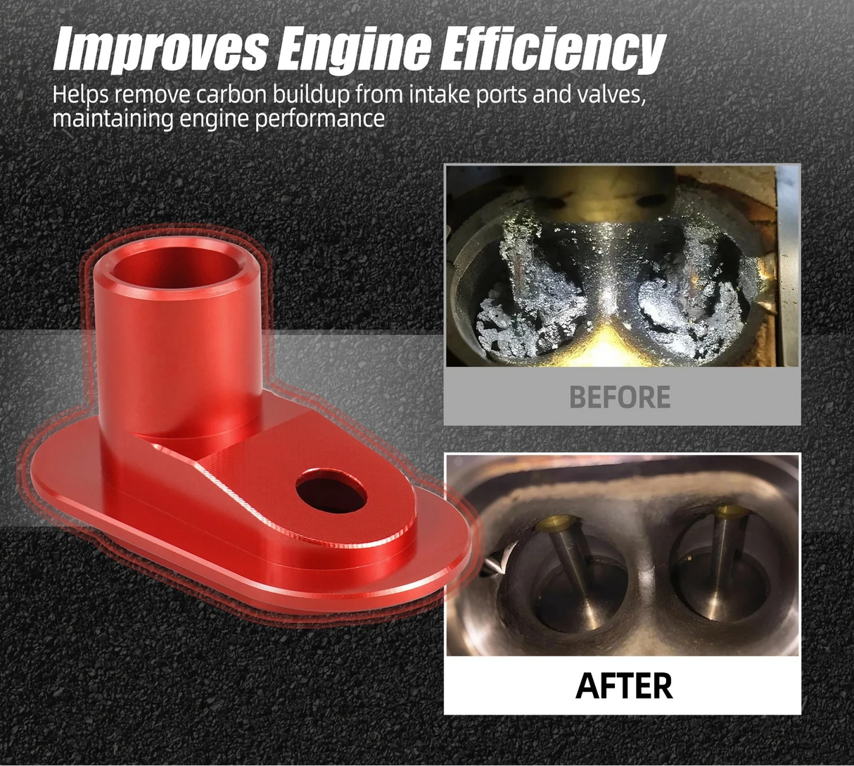 Aluminum Carbon Cleaning Walnut Blaster Adapter – 3.0TFSI Intake Valve Service Tool