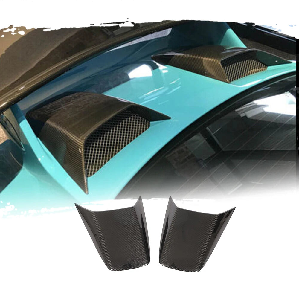 Dry Carbon Rear Intake Vent Covers – Fit for Porsche 911 (991) GT3 Coupe 2017–2018 | Lightweight Aero Rear Bumper Air Vent Trim