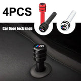 Aluminum Door Lock Pin Set – Fits BMW E39 E46 E90 E60 F10 F20 F30 G20 X1 X3 X5 X7 (4-Piece Interior Upgrade)