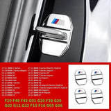 BMW Carbon Fiber Car Door Lock Cover Sticker Set (4-Piece) for E30 / E36 / E39 / E46 / E60 / E70 / E87 / E90 / E91 / F10 / F20 / F30