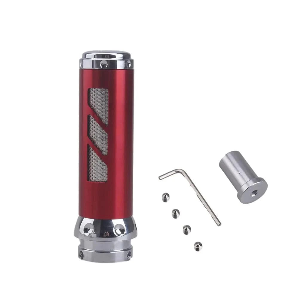 Universal Aluminum Handbrake Cover – Performance Brake Handle Grip in Red, Black, Blue, Silver | Interior Upgrade Accessory