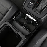 Honda CR-V 6th Gen Center Console Cup Holder Trim – Carbon-Style ABS Cover (2023–2025 Hybrid)