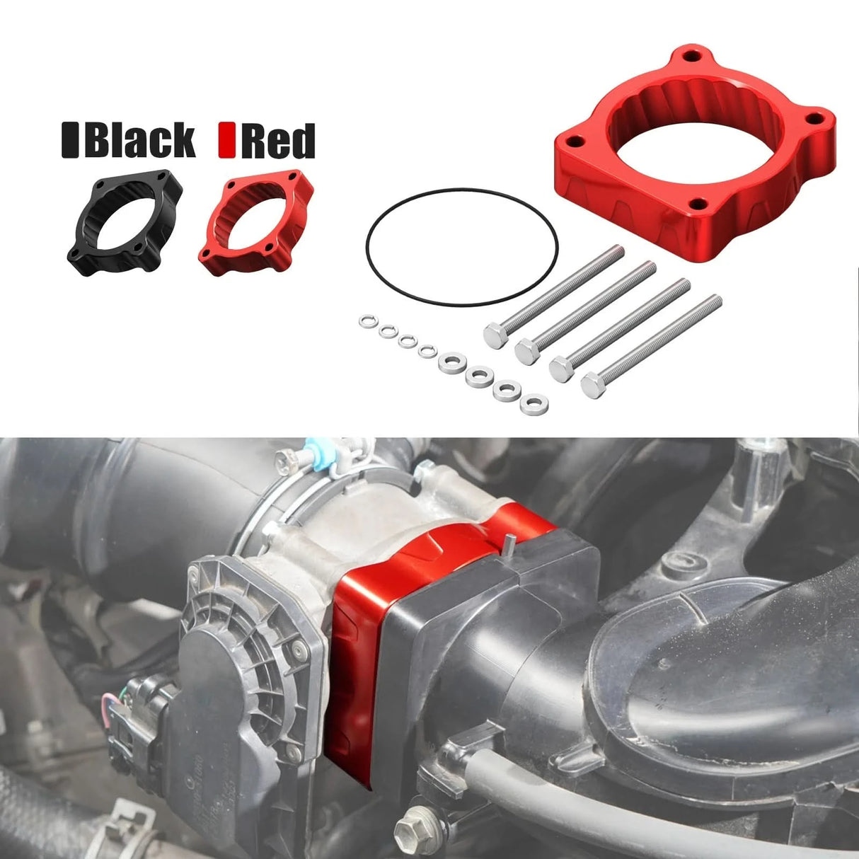 Billet Throttle Body Spacer Upgrade – Toyota 4Runner / Tundra / FJ Cruiser (2010–2024)
