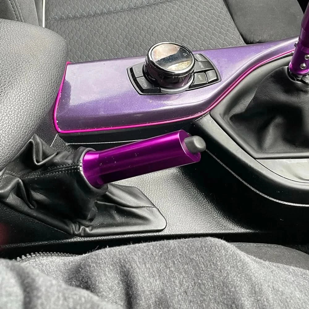 Universal Aluminum Handbrake Handle Cover – Performance Style Parking Brake Upgrade (8 Color Options)
