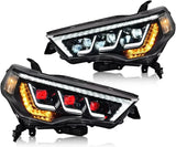 LED Headlight Assembly with Sequential Turn Signals & Start-Up DRL – Toyota 4Runner 5th Gen (2014–2022)