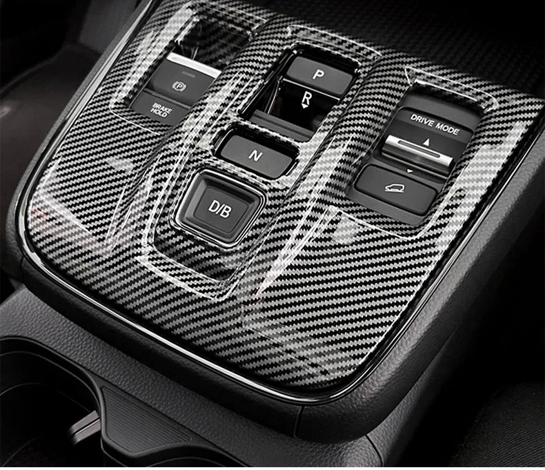 Honda CR-V 6th Gen Gear Shift Panel Trim – Carbon-Style ABS Interior Cover (2023–2025)
